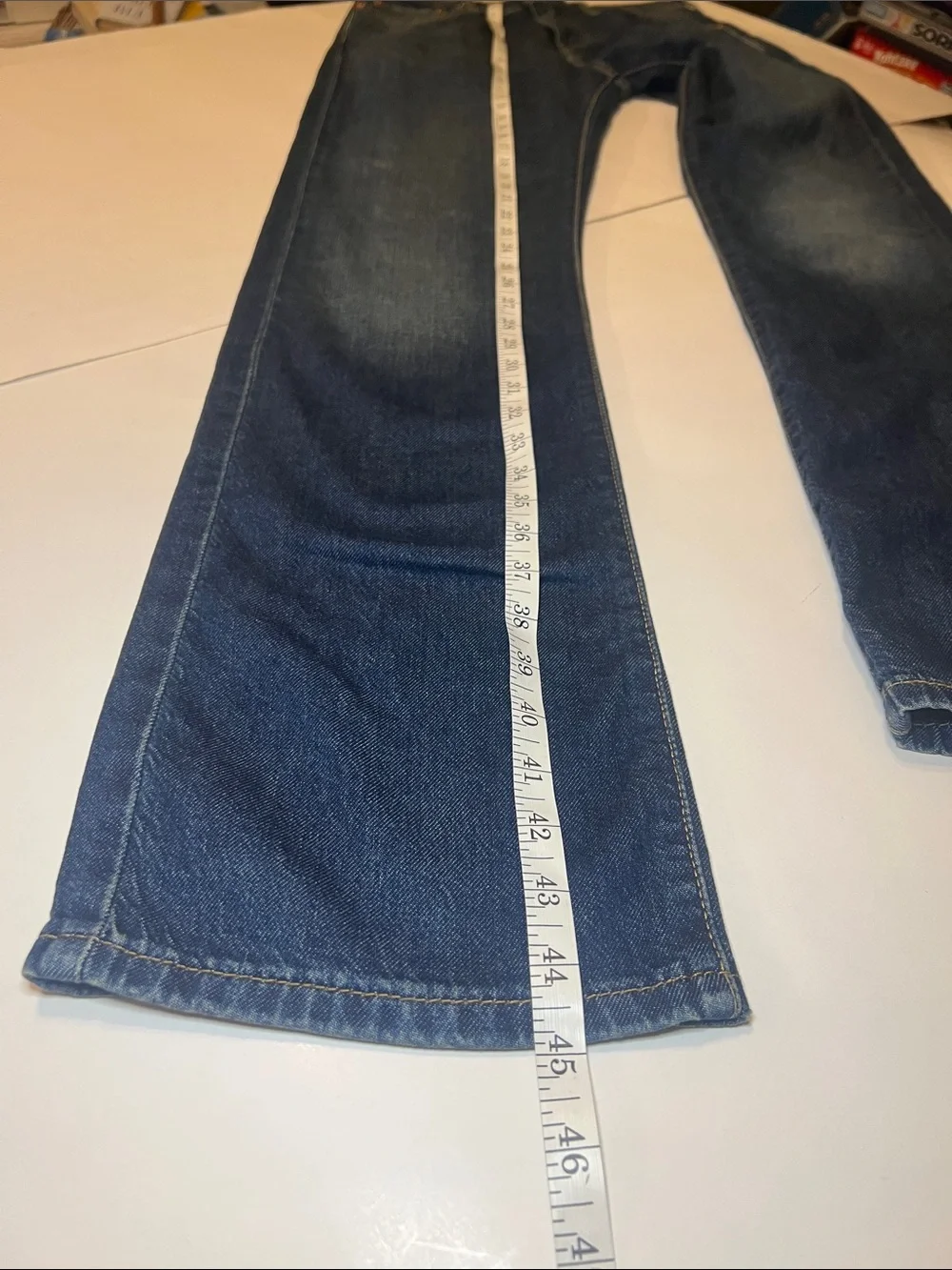 Levi's 517 Men's Bootcut Jeans Dark Wash Blue Denim 30x34 Normcore Workwear